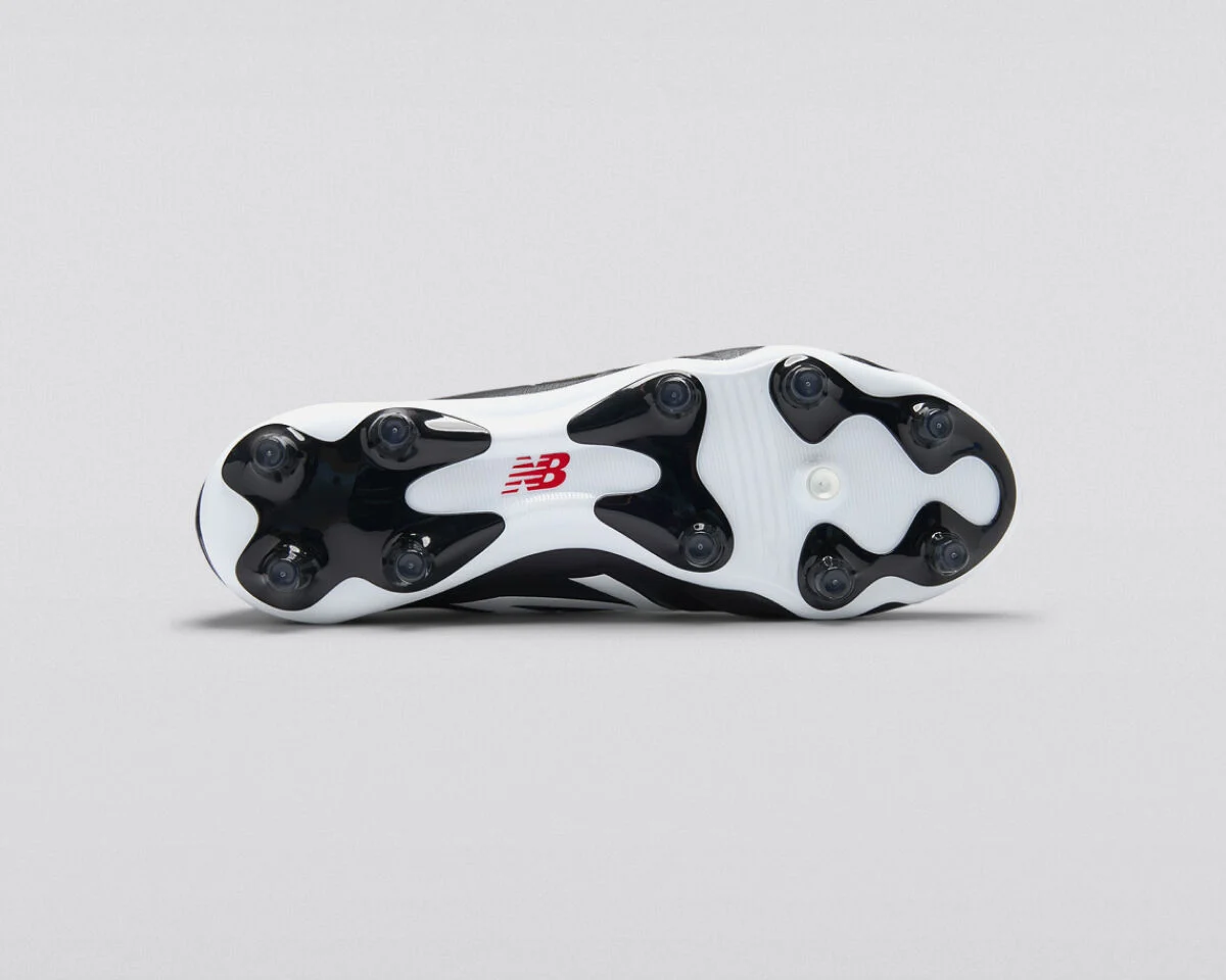Cleats with white sole